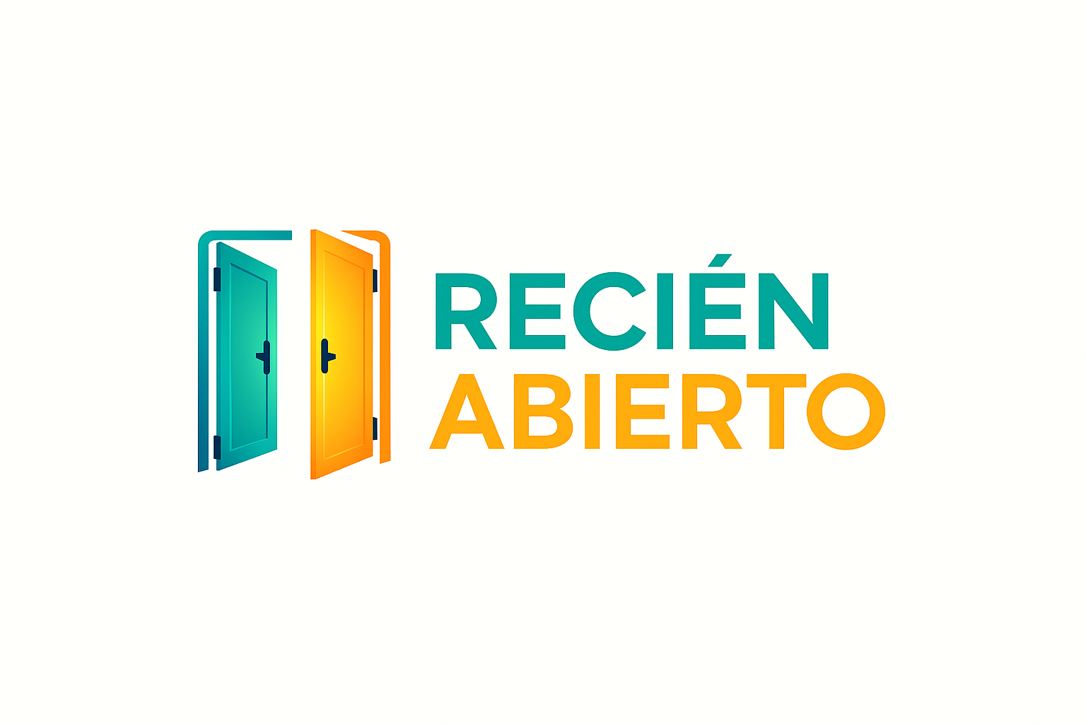 Logotipo Recién Abierto